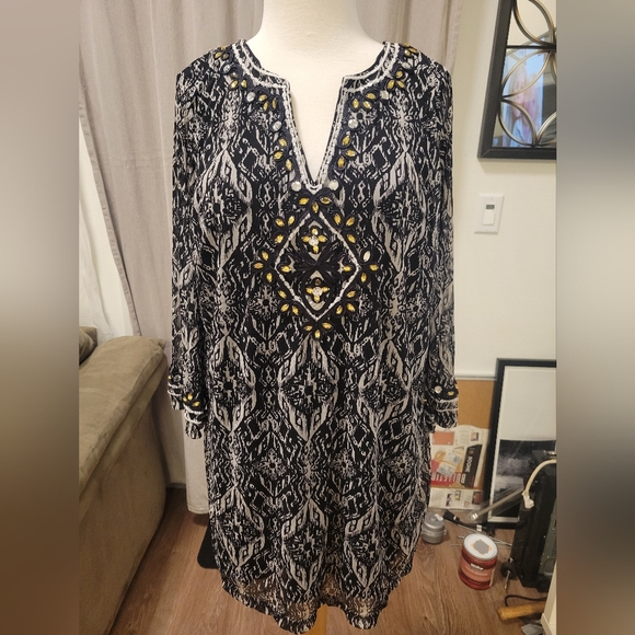 INC Blouse Tunic Top nwot - Picture 2 of 7